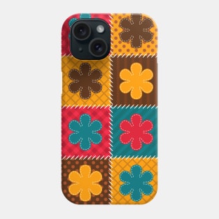 Hippie Flowers Pattern Classic Phone Case