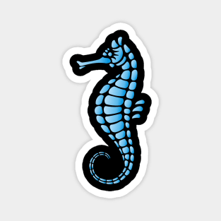 Seahorse Blue Magnet