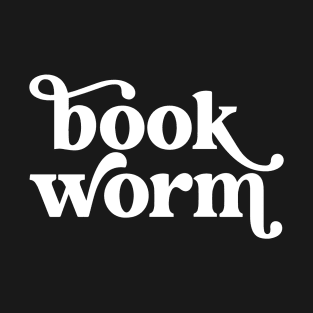 Bookworm Enthusiast Typography T-Shirt