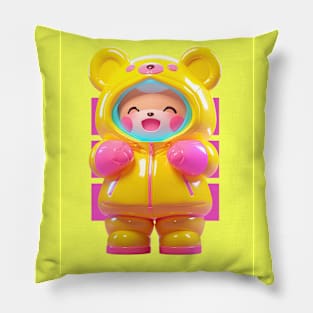 AKBLM - KUMA CANT AWAIT RAINY SEASON うき TO WEAR HIS NEW RAIN BOOTS | KAWAII ANIME 3D MASCOT Pillow