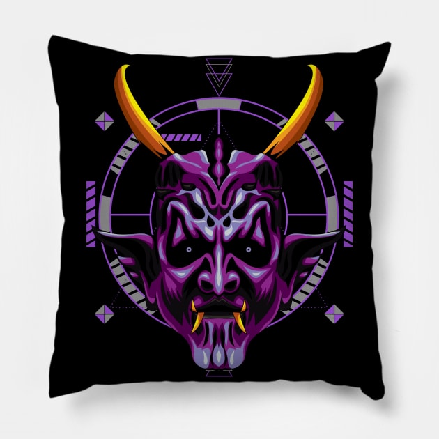 satan devil demon god Pillow by SHINIGAMII