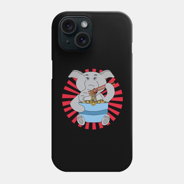 Elephant Ramen Phone Case by DiegoCarvalho