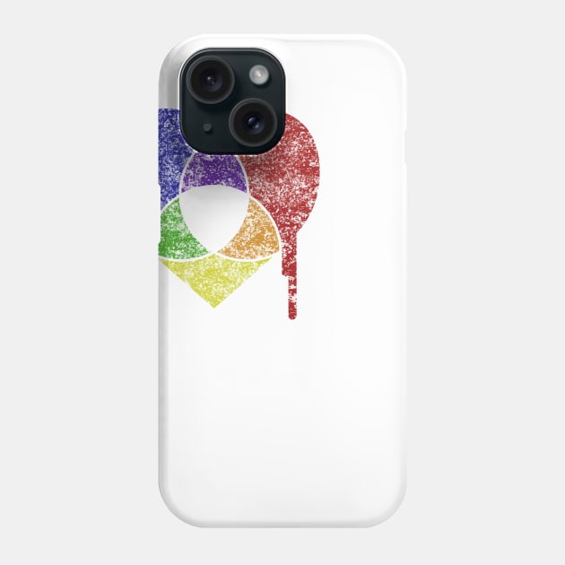 color chart heart Phone Case by chromatosis