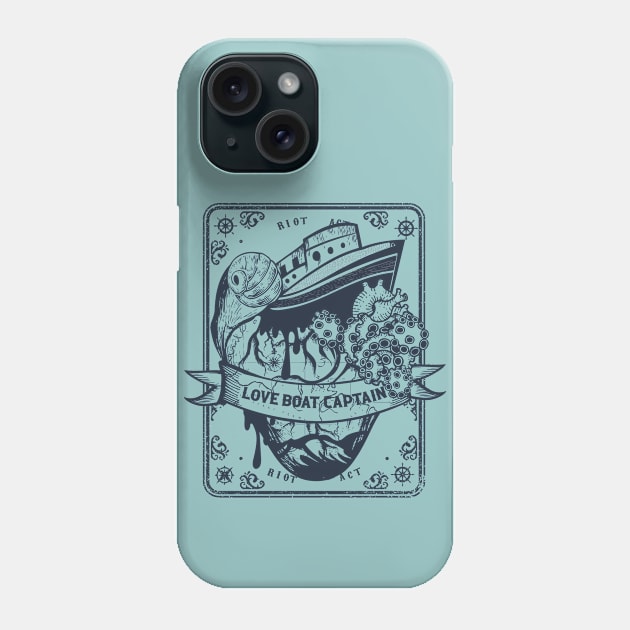 LOVE BOAT CAPTAIN Phone Case by RepubliRock