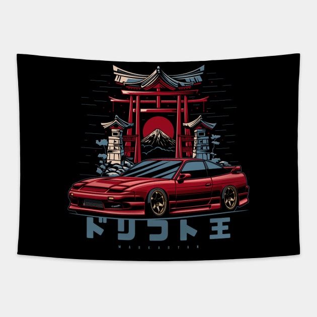 Drift King - 180sx Tapestry by Markaryan