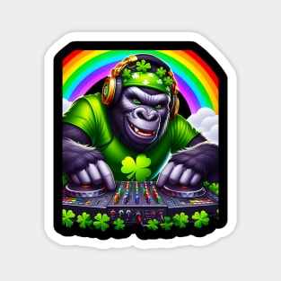 Celebrate St. Patrick's Day in style with this Bigfoot graphic design Magnet