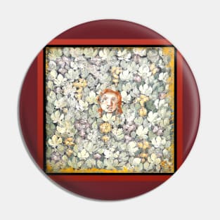 Maenad in foliage Pin