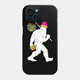 Easter Bigfoot Eggs Basket Phone Case