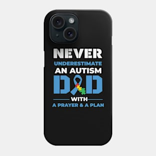 Autism Dad Autism Awareness Gift for Birthday, Mother's Day, Thanksgiving, Christmas Phone Case