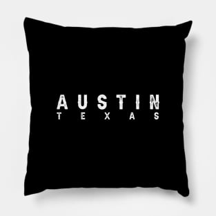 Austin TEXAS Pillow