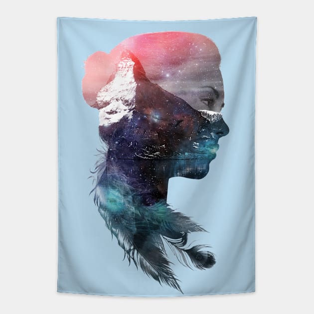 Mountain Woman Tapestry by Buy Custom Things