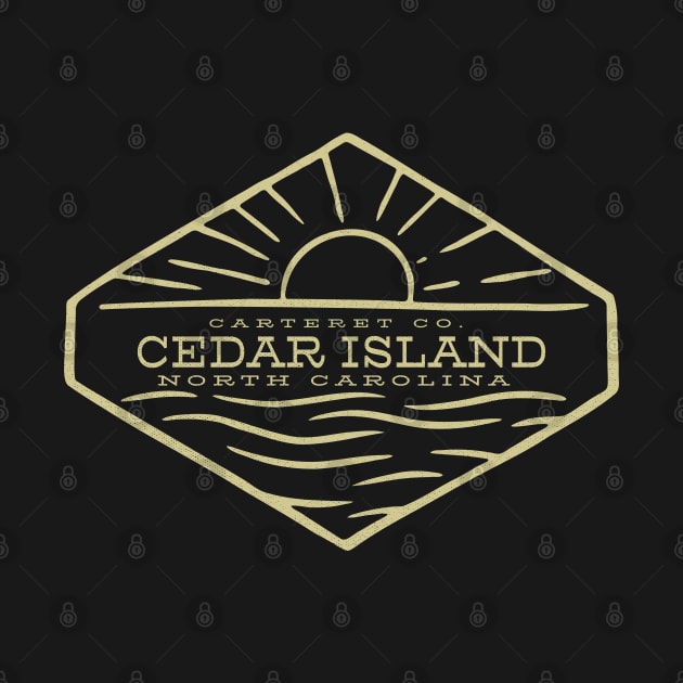 Cedar Island, NC Summertime Vacationing Sunrise Ocean by Contentarama