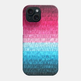 Pink And Turquoise Wood Texture Phone Case