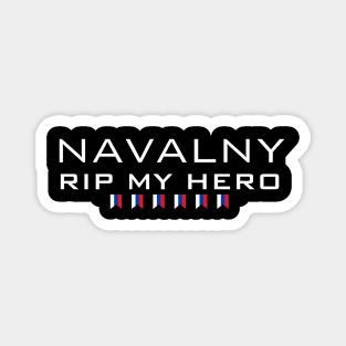 NAVALNY Alexei , RIP my hero, russia flag Magnet