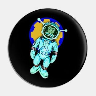 Space monkey Pin