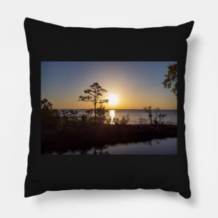 Sunset Escambia Bay Pillow