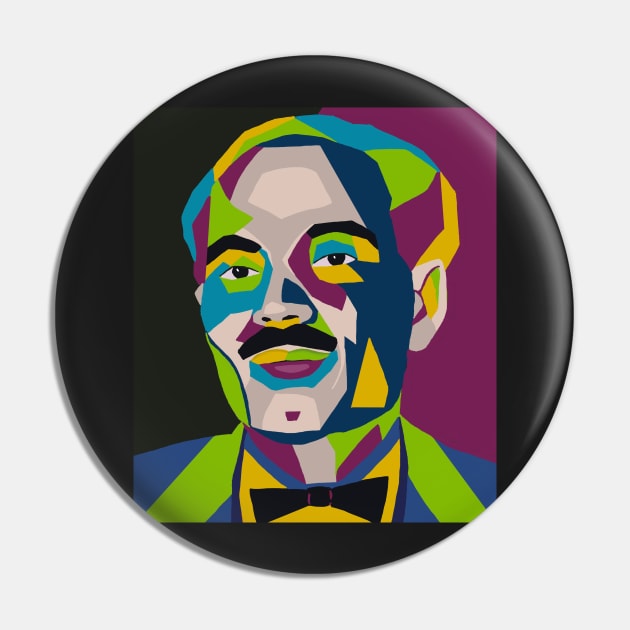 Pedro Albizu Campos Father of the Nation Pin by gldomenech