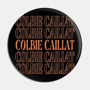 Retro Gifts Name Colbie Personalized Styles Pin