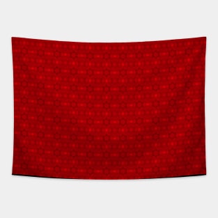 Fabulous kaleidoscope pattern in red Tapestry