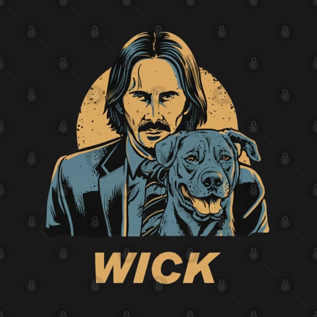 John Wick and dog by Aldrvnd