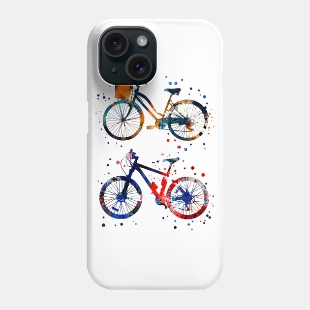 Bicycles Phone Case by RosaliArt