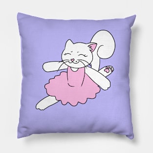 Ballerina Cat Pillow