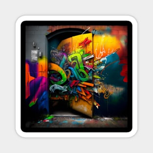 Graffiti wall Magnet