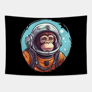 Chimp in Space - For Chimpanzee and Space Fans Tapestry