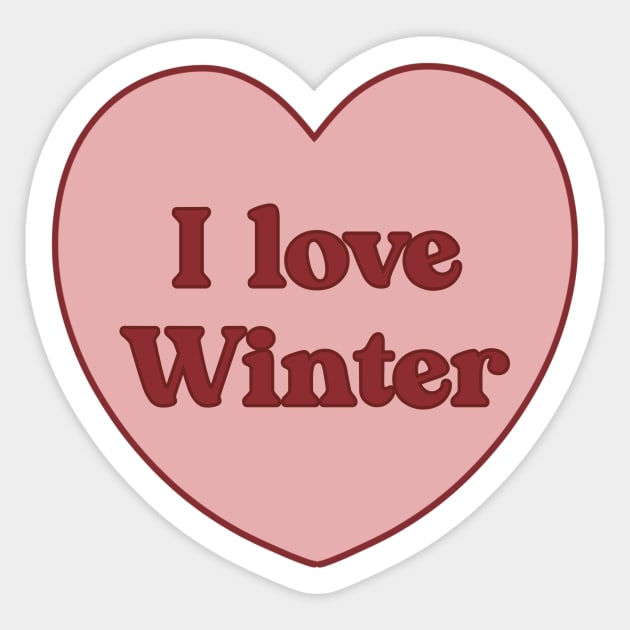 I love winter heart aesthetic dollette coquette pink red - Girl