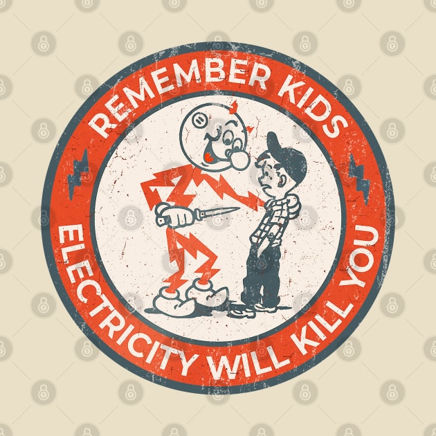 Vintage - Electricity Remember KIds by mistergongs