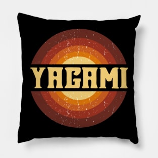 Vintage Proud Name Yagami Birthday Gifts Circle Pillow