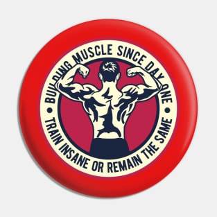 Muscle Building Pin