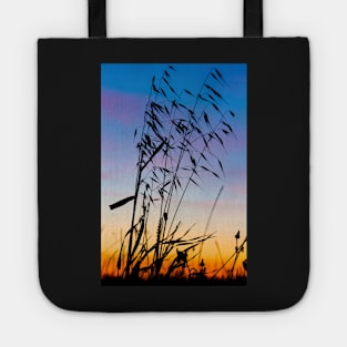 Wild Oat Sunset Silhouette Tote