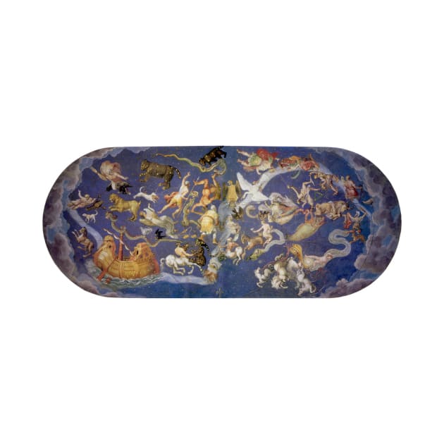 Sala del Mappamondo Celestial Star Chart Fresco by MasterpieceCafe