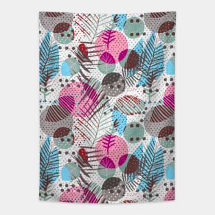 Leaves geometric mix Tapestry