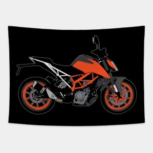 390 Duke orange Tapestry