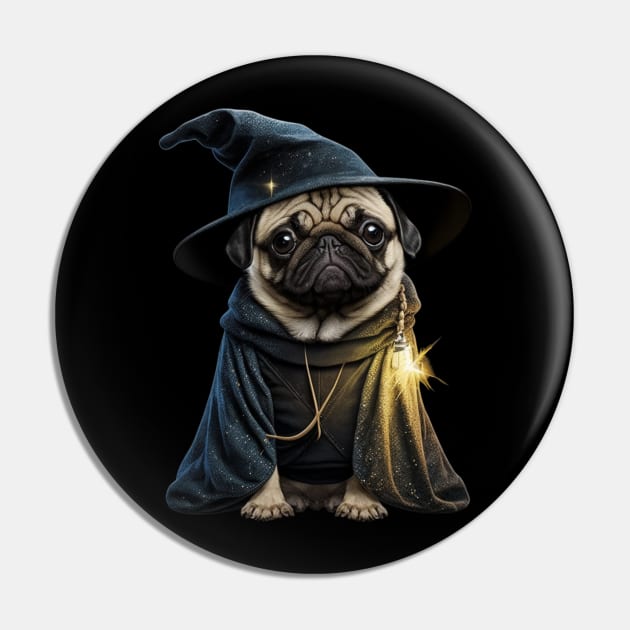 cute pug wizard in robe - adorable pug dressed up as wizard costume Pin by WoodShop93