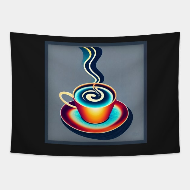 Cup of Tea or Coffee Tapestry by ArtistsQuest