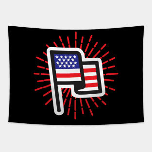 American Flag Tapestry