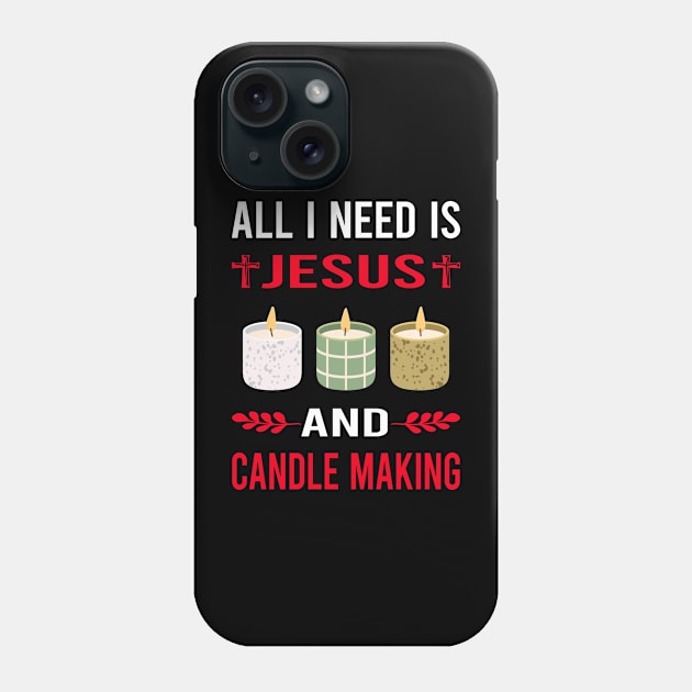 I Need Jesus And Candle Making Candles Phone Case by Good Day