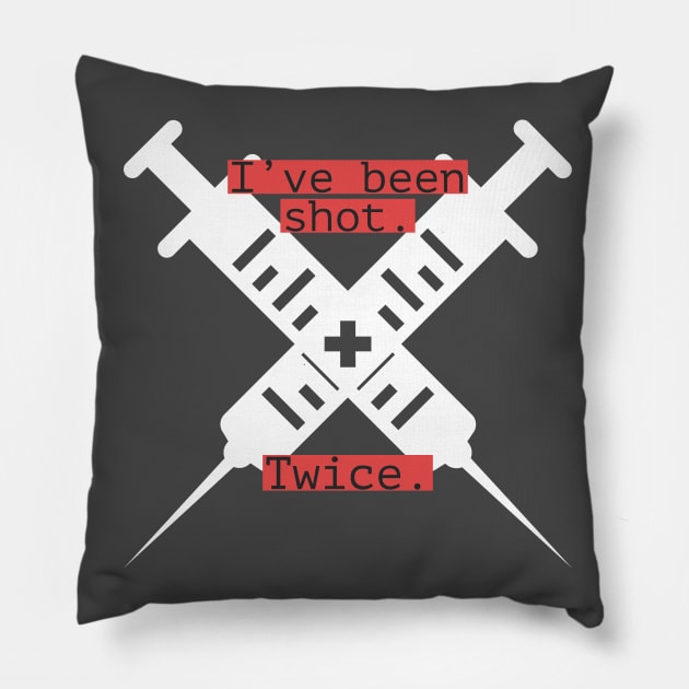 Vaccinated Pillow by Nixart