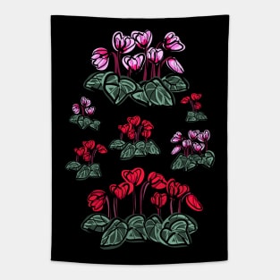 Cyclamen flowers Tapestry