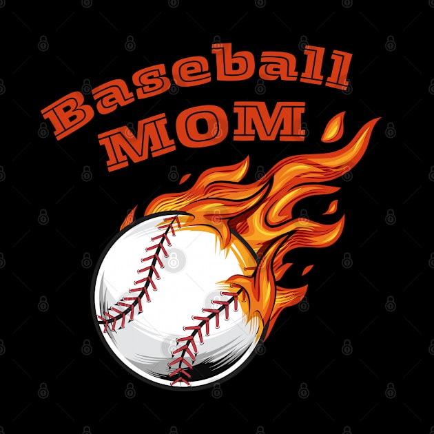 Baseball Mom Flames by MalibuSun