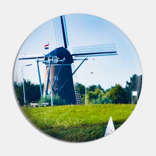 Photography- Dutch windmill at Zeeland Pin