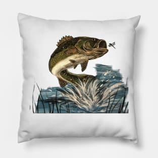 Largemouth Bass Jumping Pillow