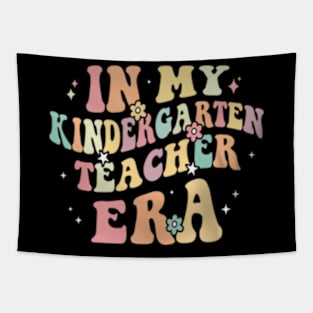 In My Kergarten Teacher Era Back To School Cute Retro Tapestry