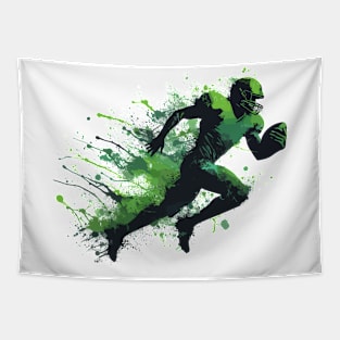 American football Ink art Tapestry