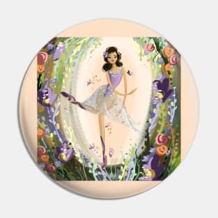 Flora Dancer Pin