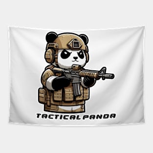 Tactical Panda Tapestry