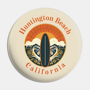 Surf Huntington Beach Pin
